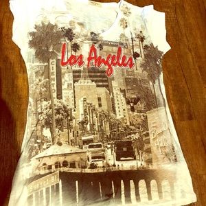 Beautiful shirt with Los Angeles picture .