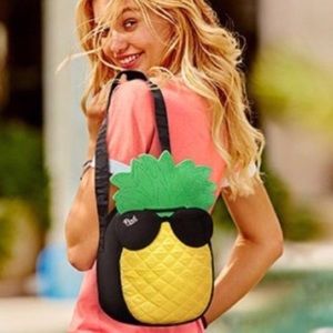 Pink Pineapple Cooler Bag