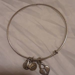 Alex and ani heart bangle