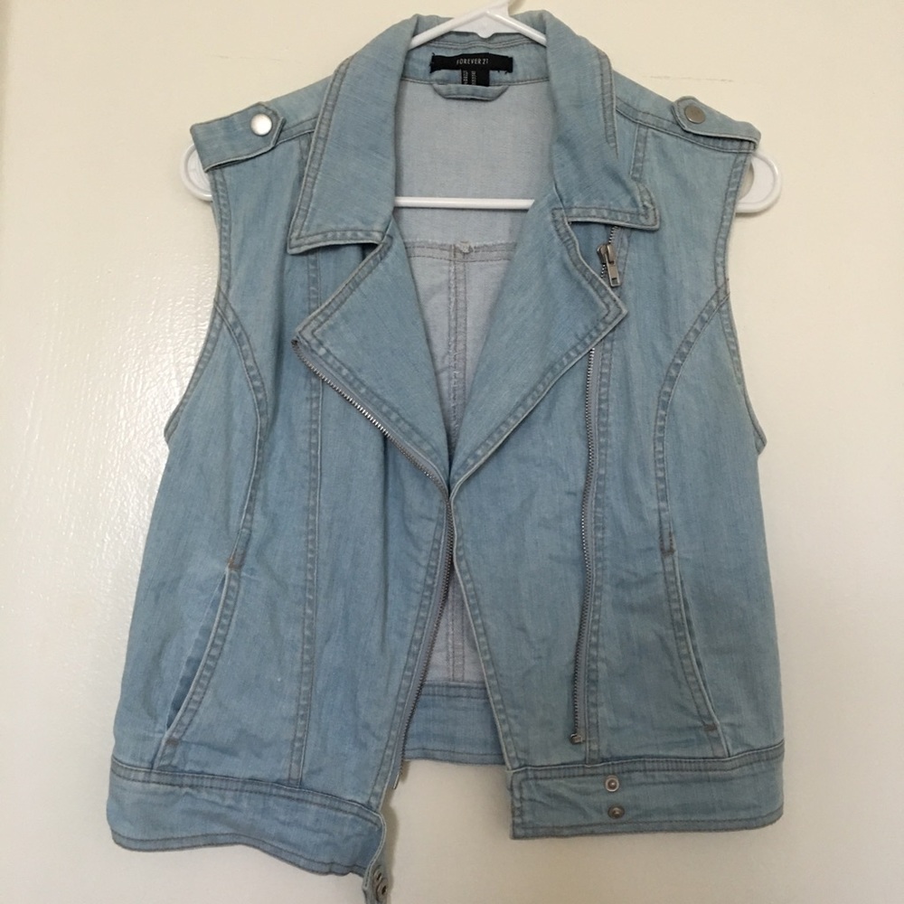 Denim vest