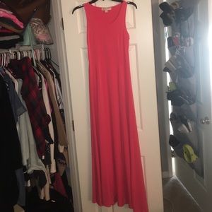 MICHAEL Kors coral maxi dress