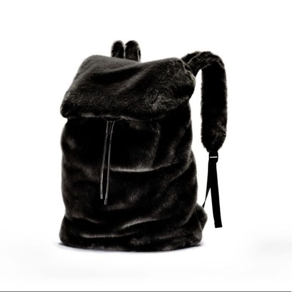 Fenty Puma x Rihanna RARE faux fur backpack