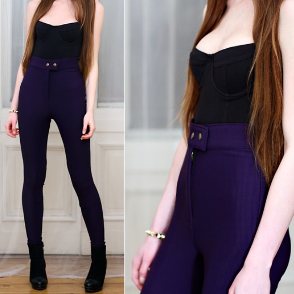 American Apparel Riding Pant XL Imperial Purple