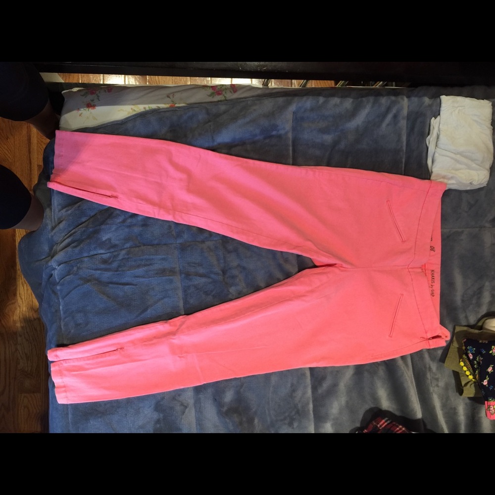 GAP pink khaki pants