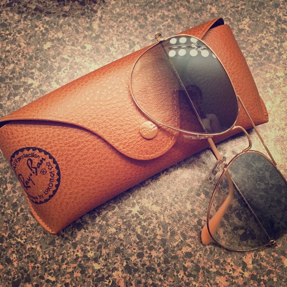 Ray Ban blue gradient sunglasses