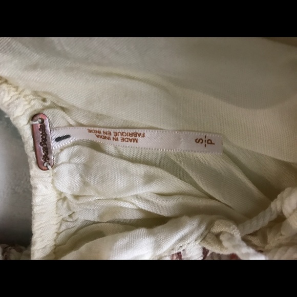 Free People embroidered lace up dress - Picture 5 of 5