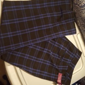 NWT Lane Bryant Plaid Trousers