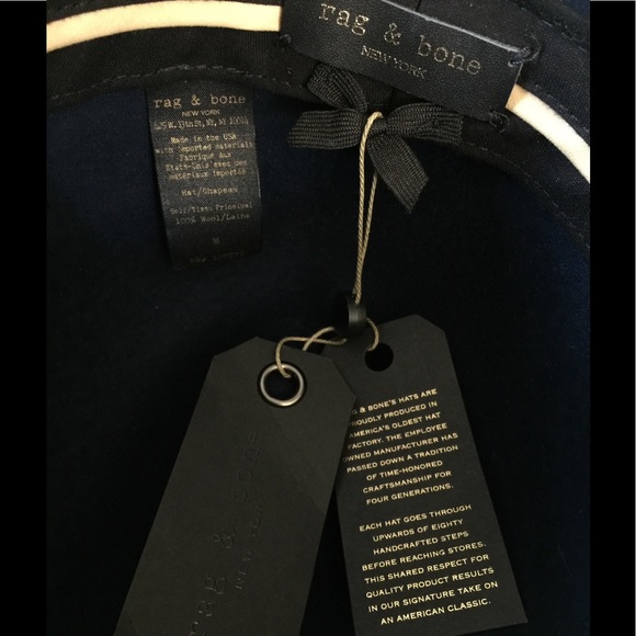 NEW rag & bone wide brim fedora - Picture 2 of 7