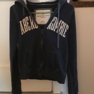 Abercrombie and Fitch zip up hoodie size small