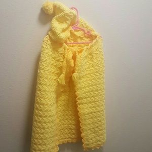 Handmade pancho blanket