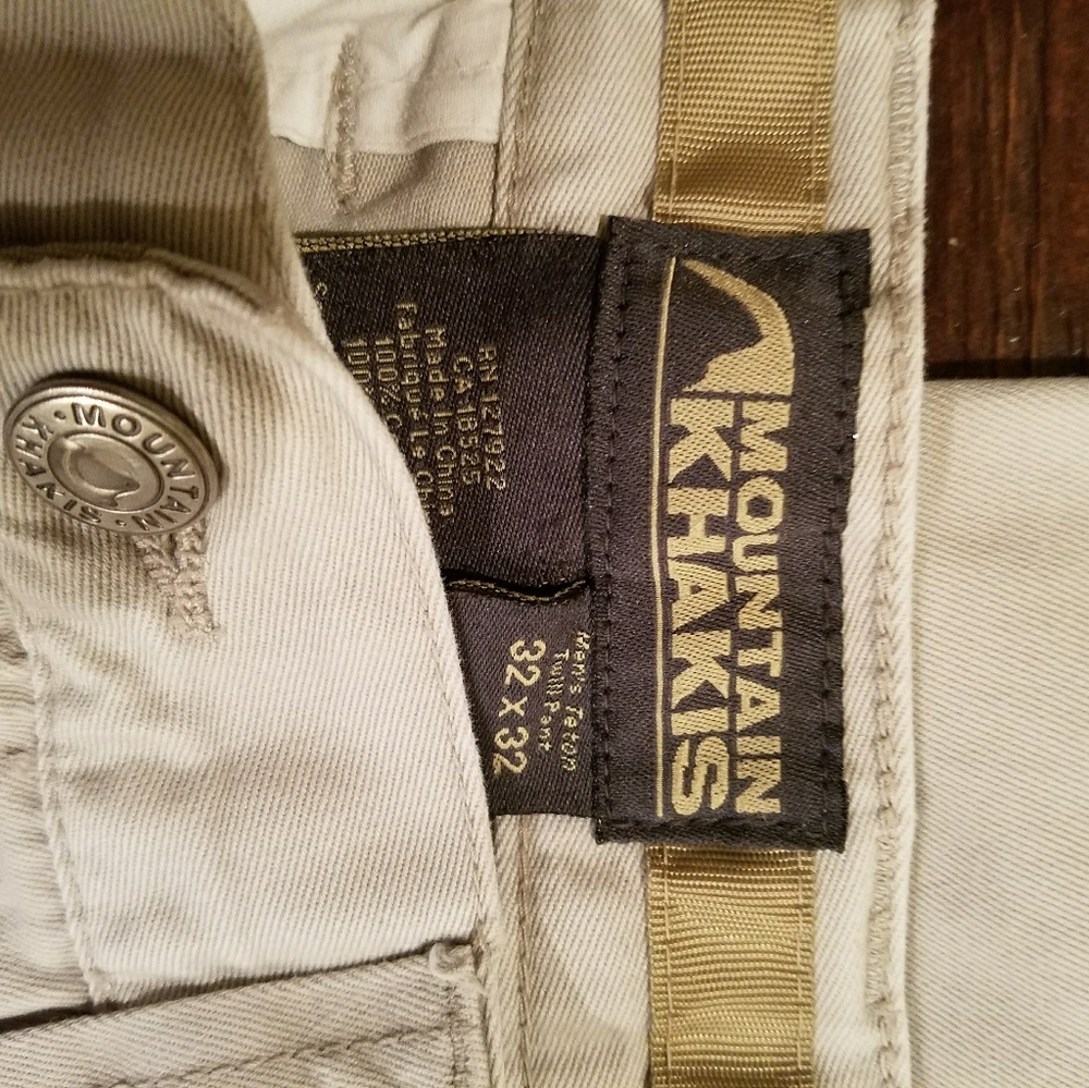 Mountain khakis