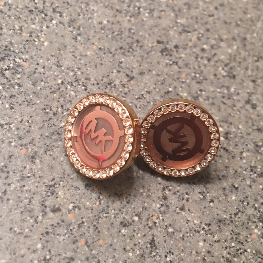 Rose Gold Michael Kors earrings