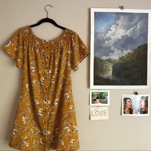 Off the shoulder floral dress from RiffRaff