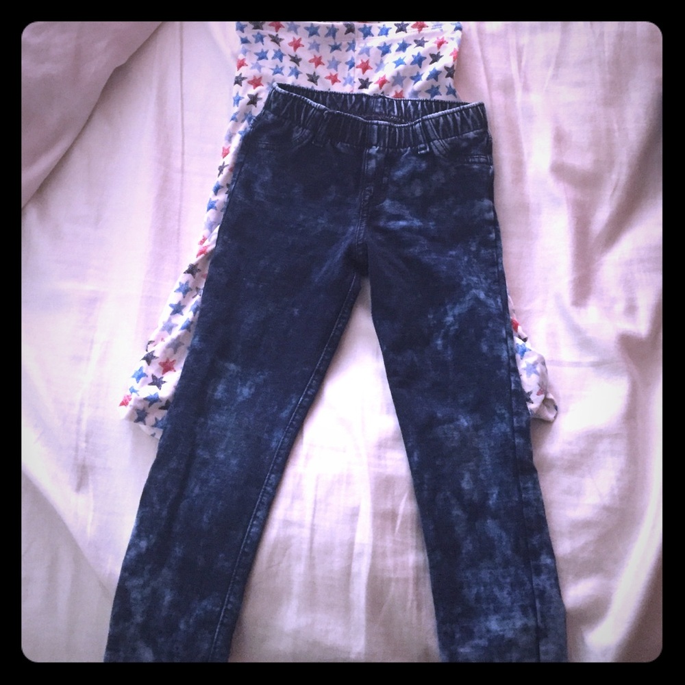 Bundle! 👶 4T girls leggings and jeggings.