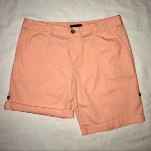 Salmon Adjustable Shorts with Pockets