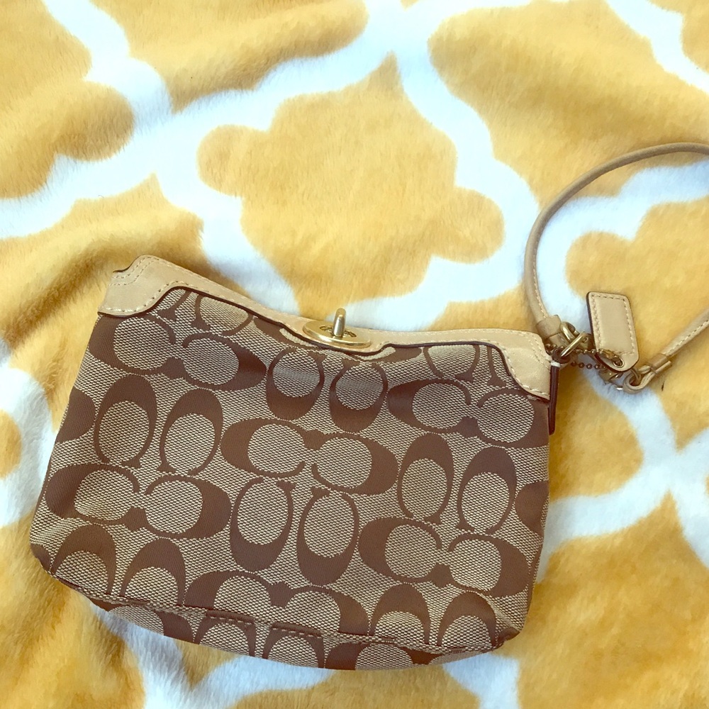 Real coach wristlet