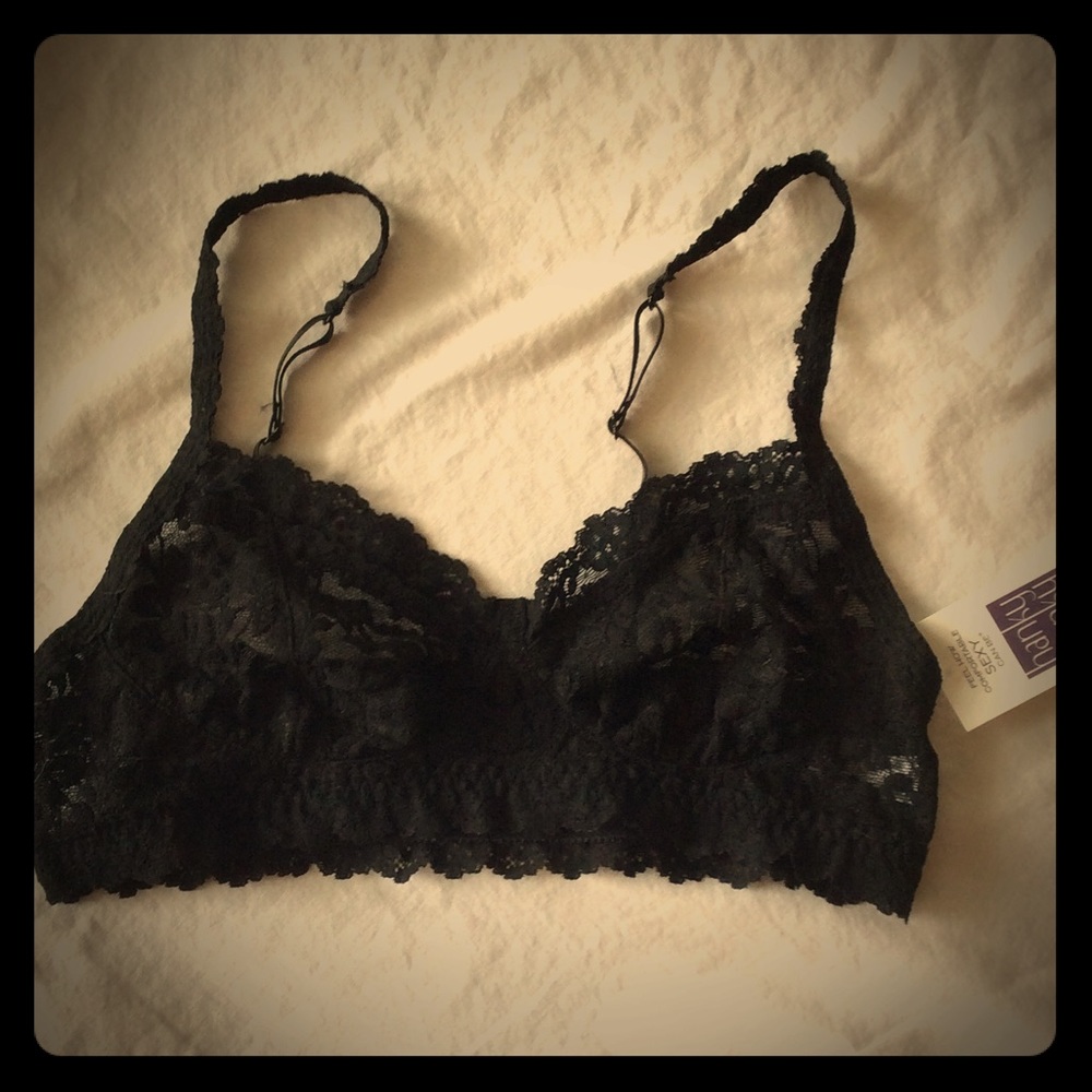 Hanky-panky black bralette. NWT