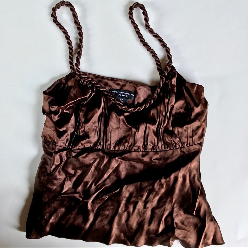 100% Silk Spenser Jeremy top - Picture 2 of 6