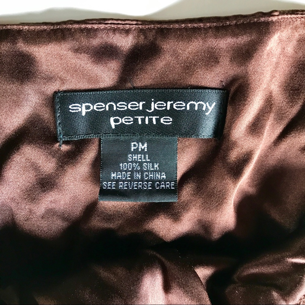 100% Silk Spenser Jeremy top - Picture 5 of 6