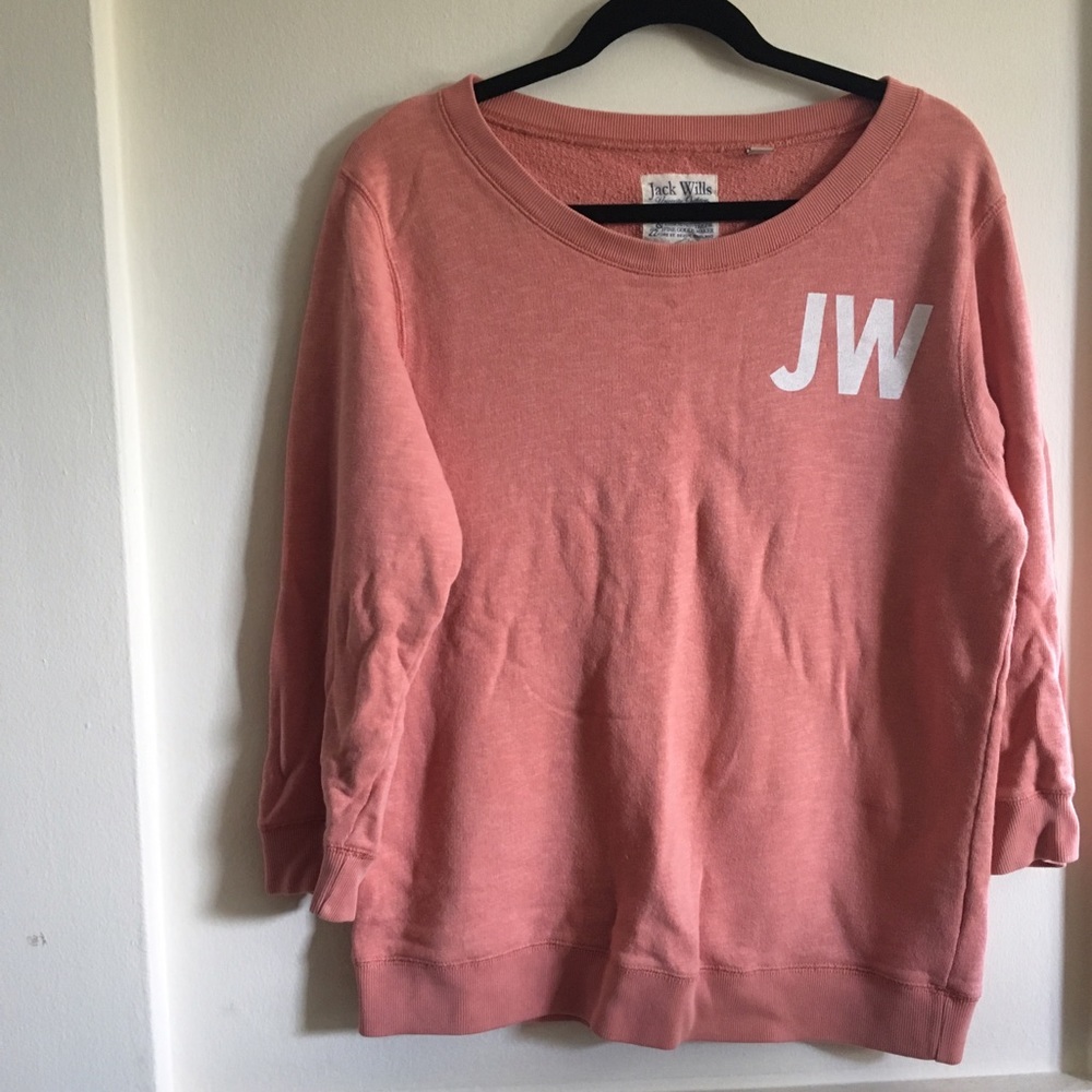 Jack Wills Peach Sweatshirt