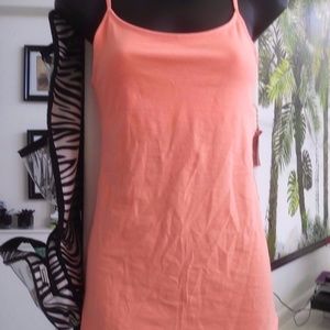 NEON ORANGE CAMI TOP NWT LG