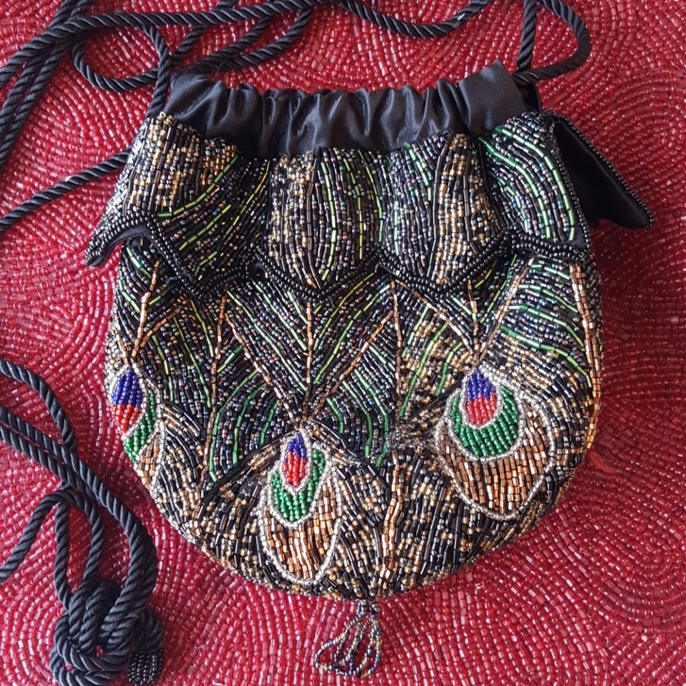 HOST PICK!!! Peacock beaded bag