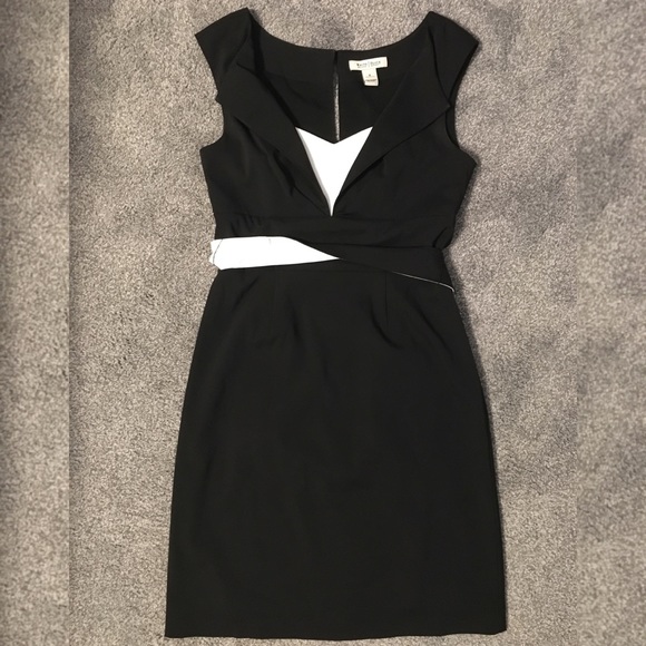 white house black market tuxedo dress