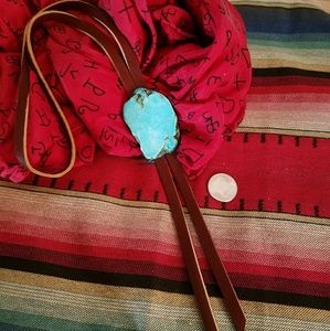 💥SOLD💥Turquoise Slab Bolo