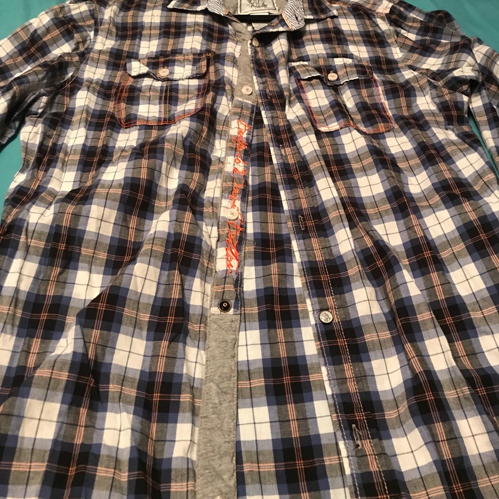 Buffalo jeans plaid top