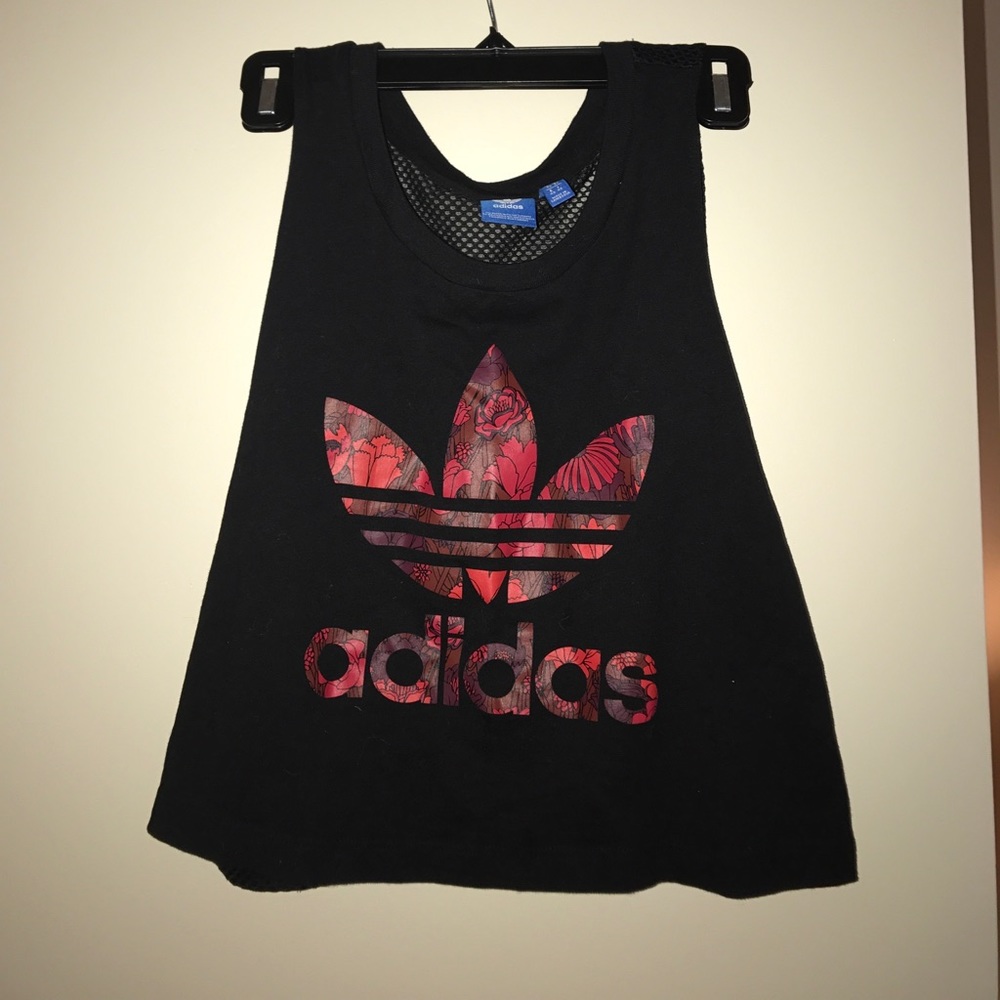 adidas Cropped Muscle Tank Top