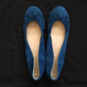 Jcrew cece flats blue 6.5
