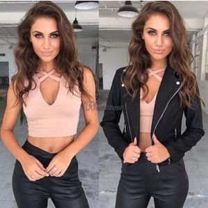 Coral crop top *FREE*