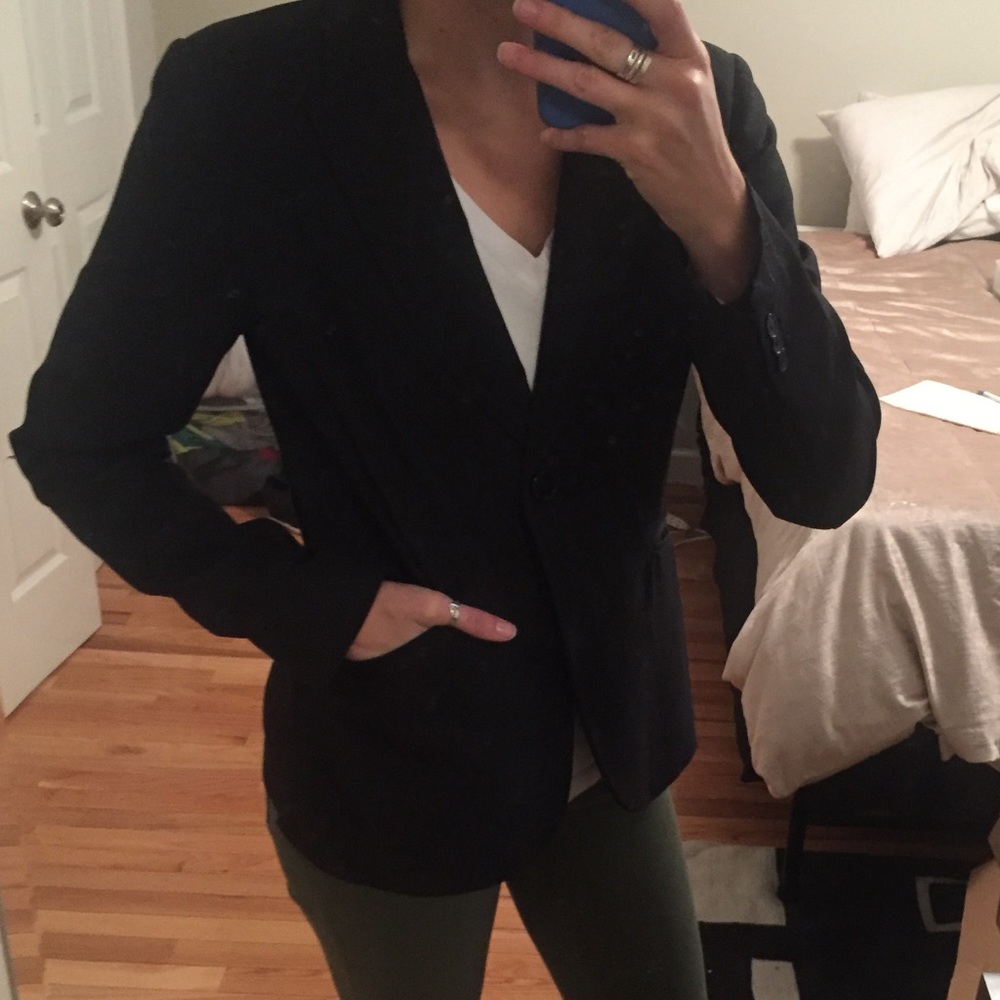 Basic black blazer