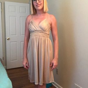 🚫SOLD🚫 Gold Cocktail Dress