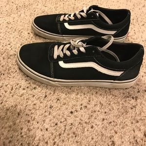 Vans, black, youth 7