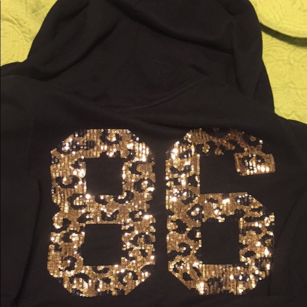Black and gold VS hoodie
