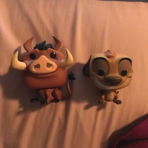 Timone and Pumba pop figures