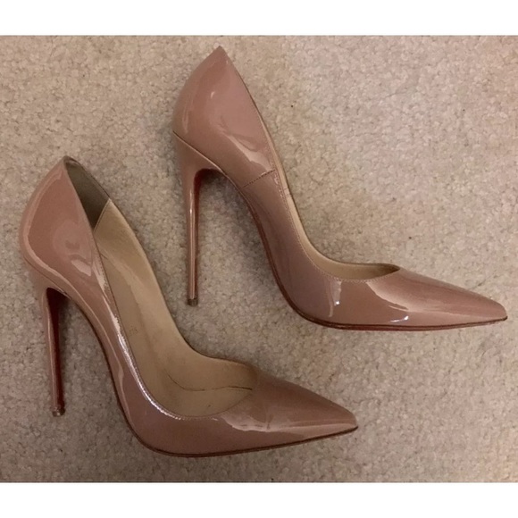Christian Louboutin So Kate Nude Pumps - Picture 2 of 6
