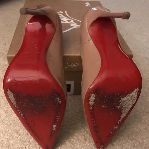 Christian Louboutin So Kate Nude Pumps - Picture 4 of 6