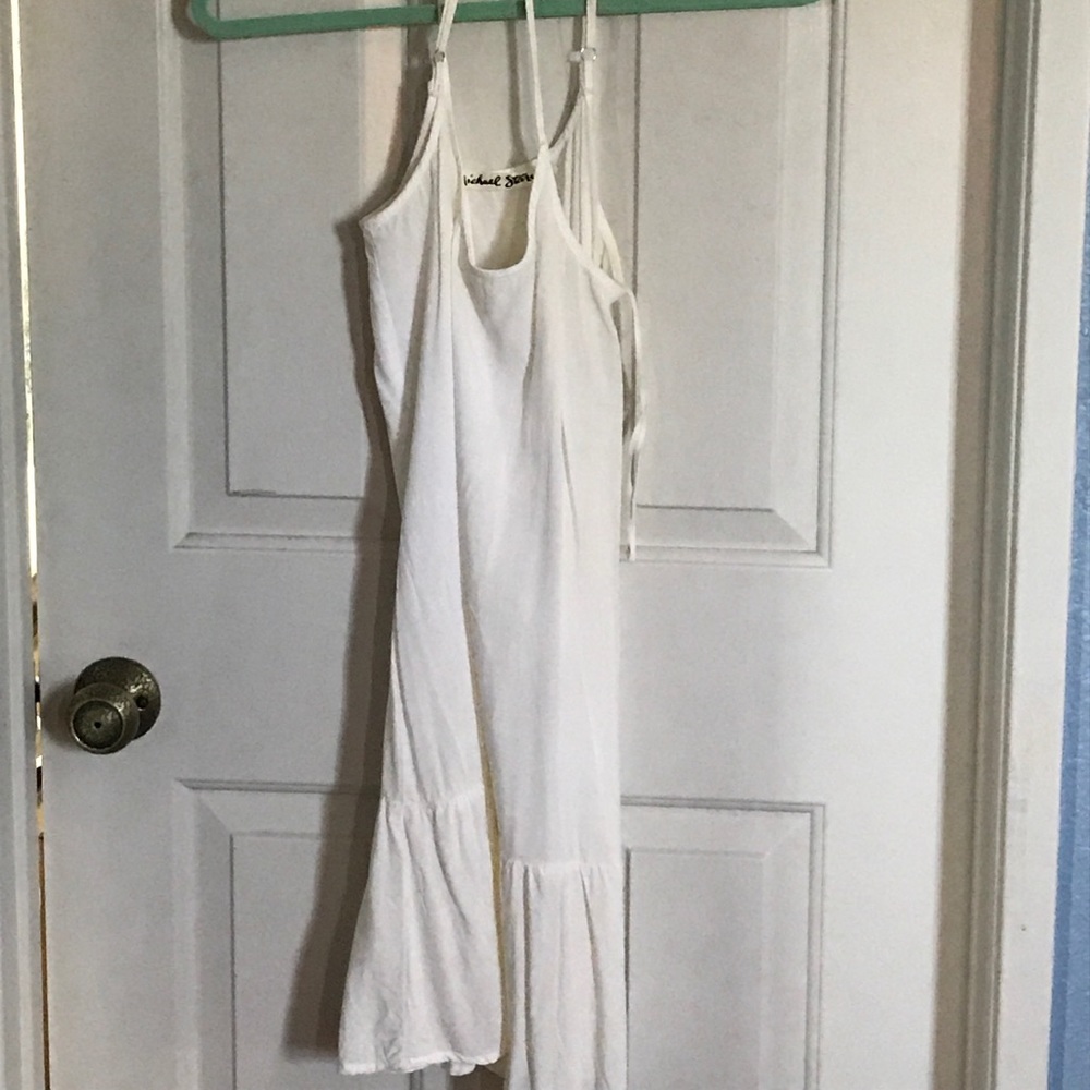 Strappy white dress