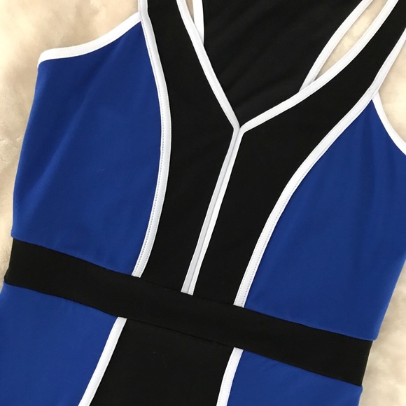Arden B Colorblock Tank Dress - Picture 2 of 8