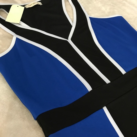 Arden B Colorblock Tank Dress - Picture 6 of 8