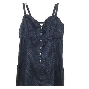 Junior's Large Navy Decree Tank Top