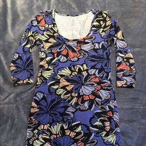 Purple body on dress