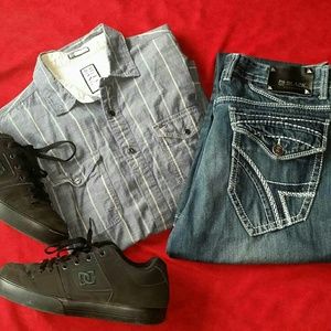 Billabong long sleeved button down