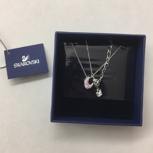 NWOT Swarovski moon pendant
