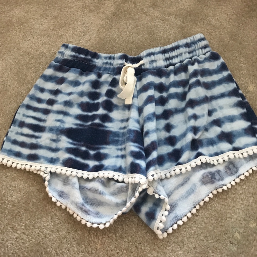 Tie die shorts