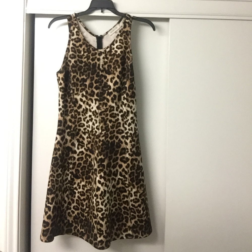 Sugar Lips Cheetah Fit and Flare Dress