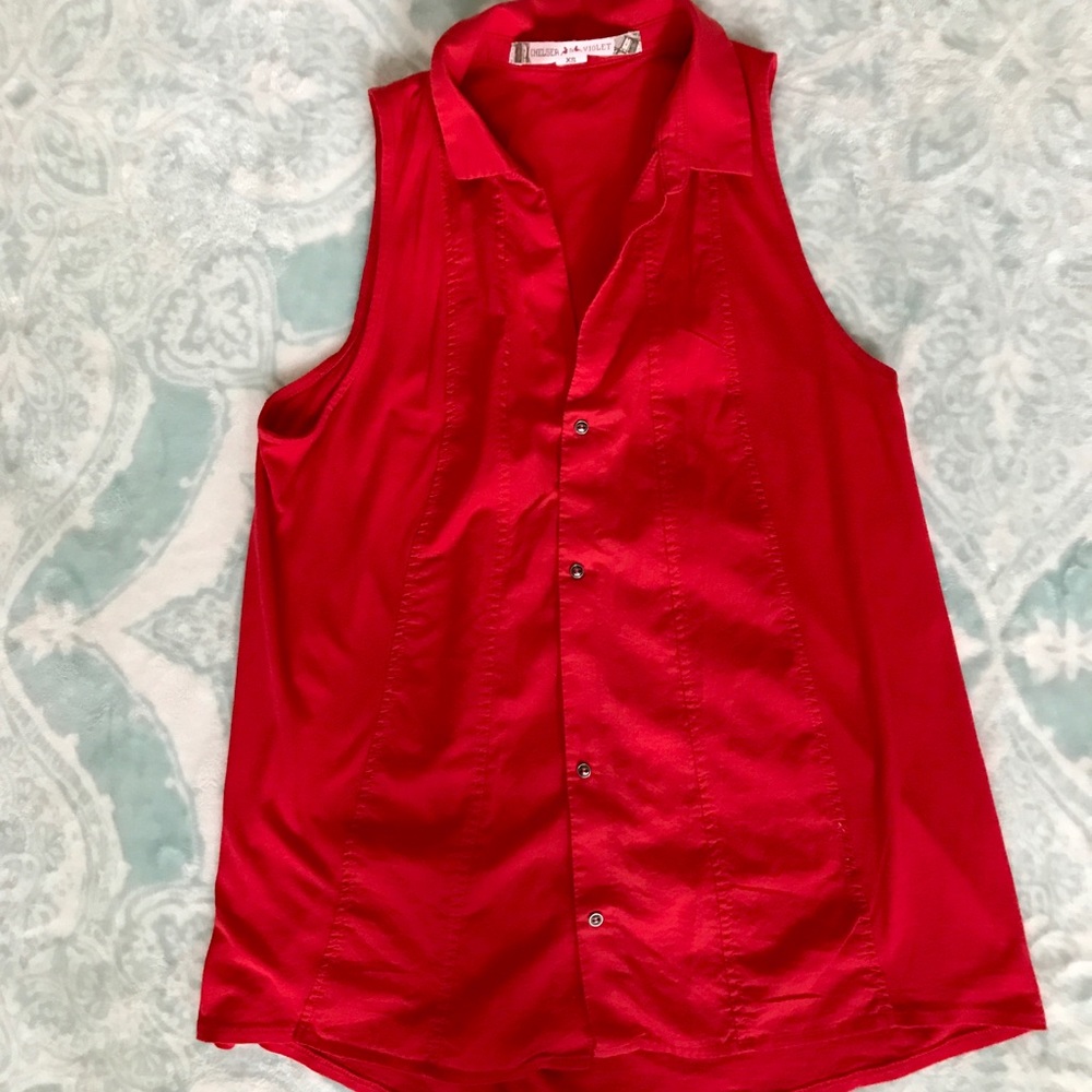 Chelsea & Violet red top