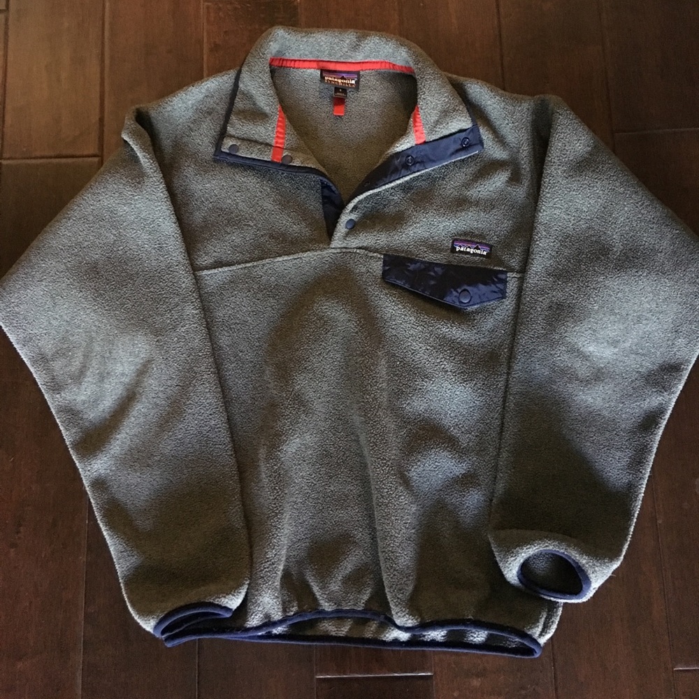 Men's Patagonia Synchilla snap-T pull over sweater